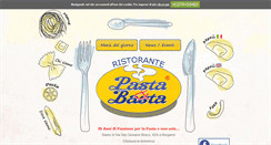 Desktop Screenshot of pastaebastabergamo.it